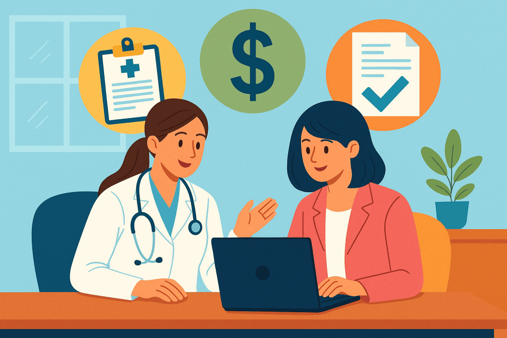 Outsourced billing vs in-house infographic