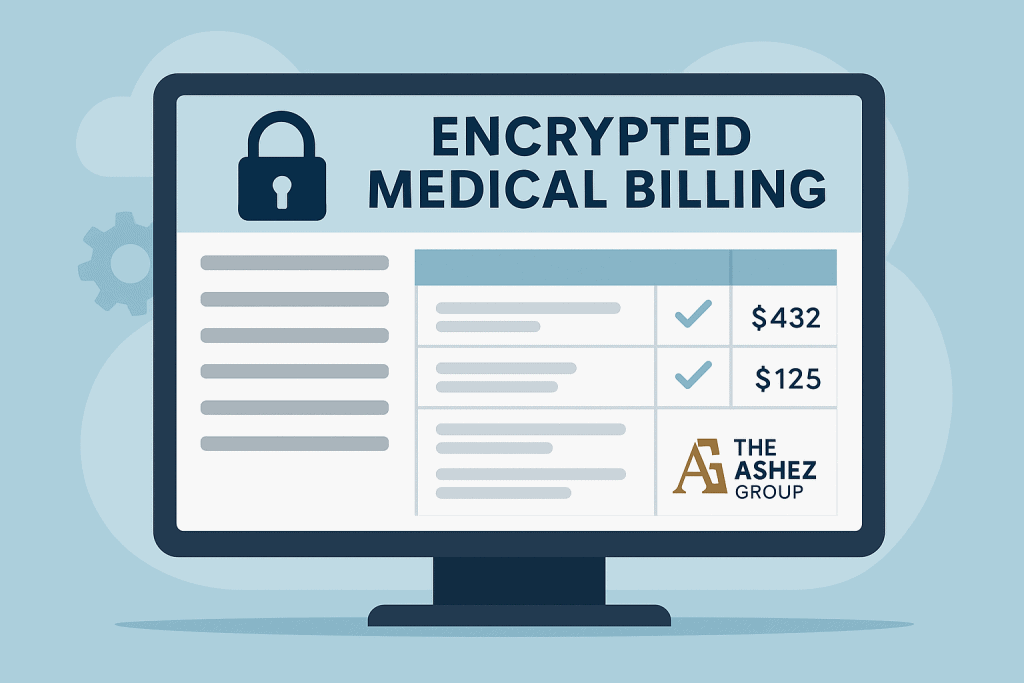 HIPAA compliance in medical billing by The Ashez Group — secure, encrypted, and compliant billing solutions for healthcare providers.
