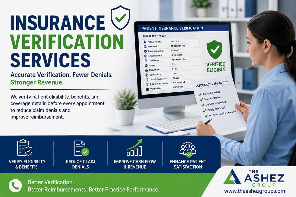 Why Insurance Verification Services Is Critical Before Every Appointment 3 Insurance Verification Services for healthcare providers to reduce claim denials and improve revenue cycle management