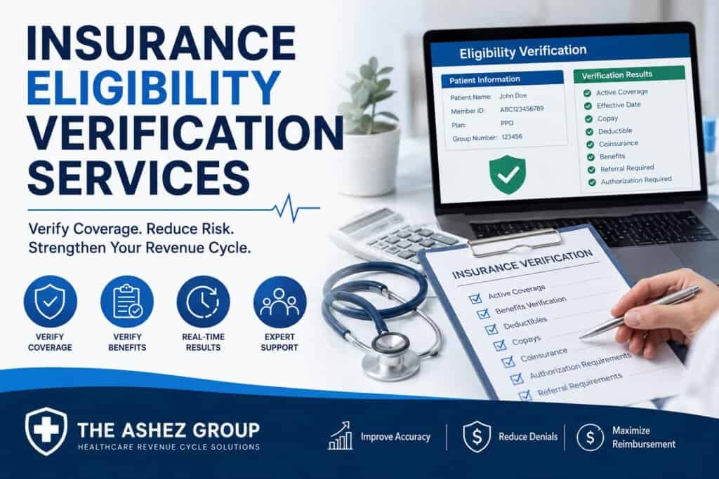 Insurance eligibility verification services for healthcare practices